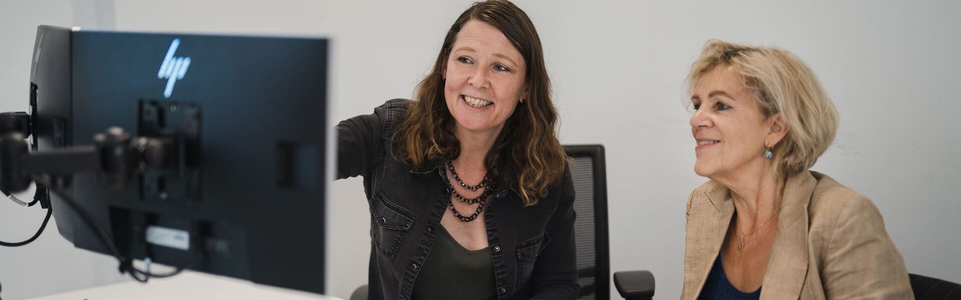 Brenda Valk en Moniek in 't Groen