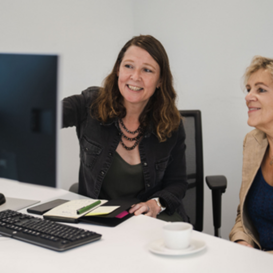 Brenda Valk en Moniek in 't Groen