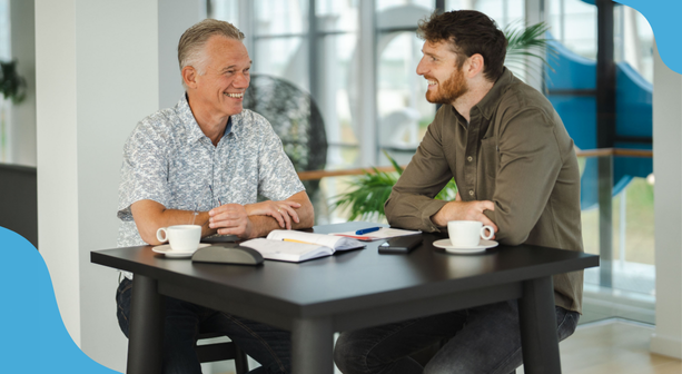 Richard van de Wijngaart en Kjel Dol