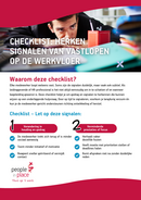 Voorblad checklist persoonlijke ontwikkeling
