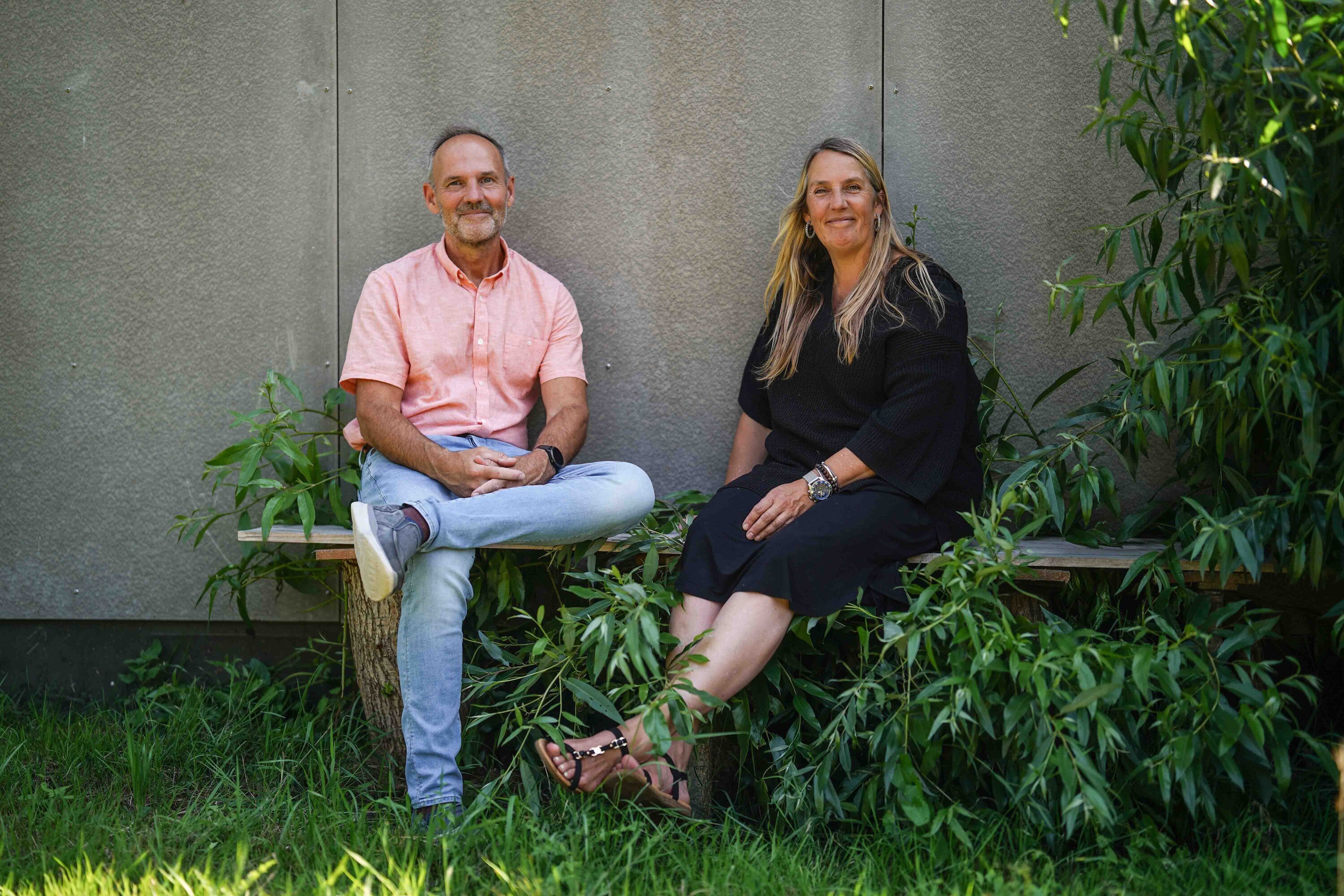 Reinier van der Hel en Margriet Knospe